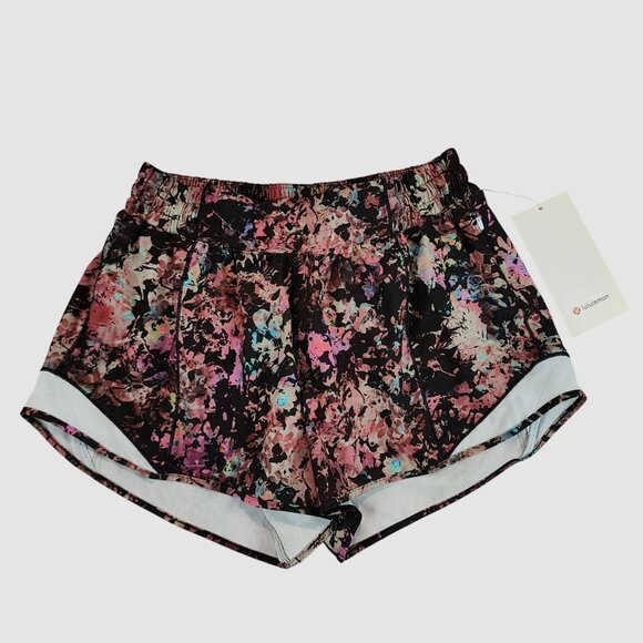 lululemon athletica black print Athletic Shorts - Picture 1 of 13